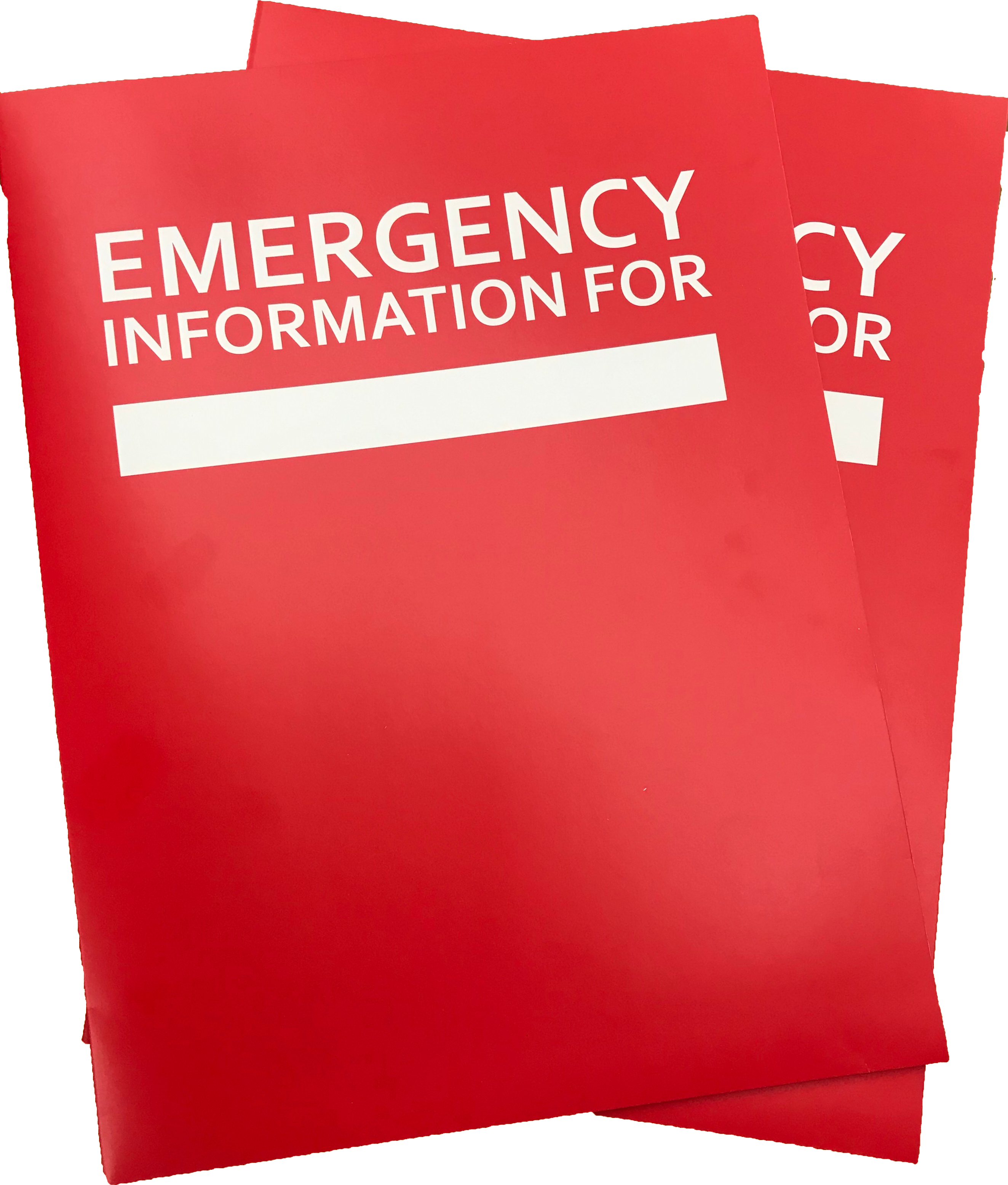 school emergency folders